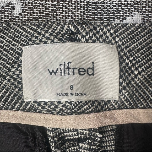 Aritzia Wilfred Check Pant Sz 8 - Picture 9 of 11